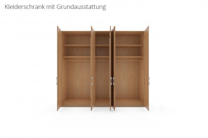 Incasa Premium von Decker - Schrank mit Vollflächentüren aus massiver Kernbuche