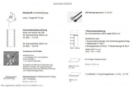 Incasa Premium von Decker - Schrank mit Vollflächentüren aus massiver Kernbuche
