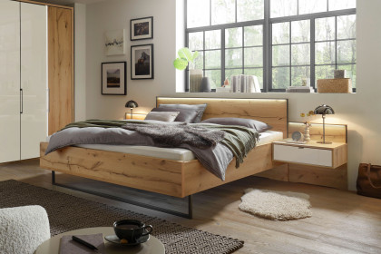 Cremona von Wiemann - 180er Bett Bianco-Eiche - Kernholz-Furnier