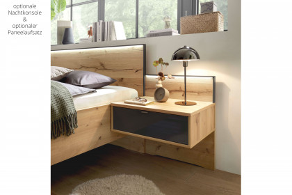 Cremona von Wiemann - Doppelbett Eiche mit Kernholz-Furnier