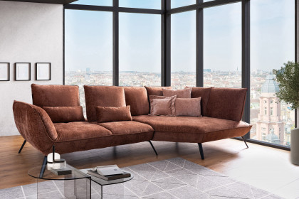 Apex Plus von Poco - Sofaecke rechts kupfer