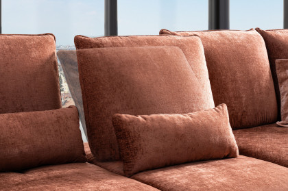 Apex Plus von Poco - Sofaecke rechts kupfer