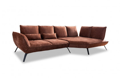 Apex Plus von Poco - Sofaecke rechts kupfer