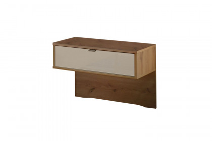 Cremona von Wiemann - Schlafzimmer Glas champagner - Kernholz furniert