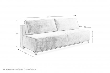 Kingston von Nehl - Schlafsofa natur