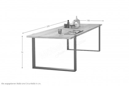 Steel von Thielemeyer - Esstisch aus Wildeiche