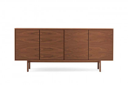 #544 Sideboard von Skovby - Esszimmerkommode aus Nussbaumfurnier, natur geölt