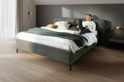 Kelso von Candy Sleep - Polsterbett olive