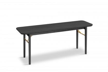 #832 Dining Bench von Skovby - Bank Eiche massiv, schwarz gebeizt
