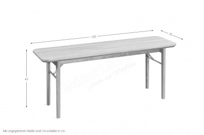 #832 Dining Bench von Skovby - Esszimmerbank Eiche natur geölt