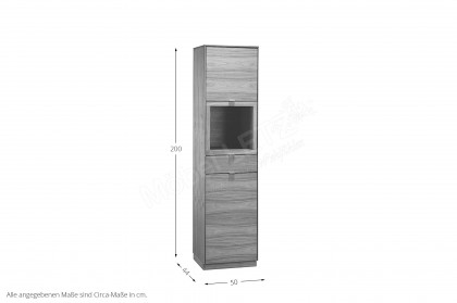 #914 Display Cabinet von Skovby - Vitrinenschrank ca. 200 cm hoch