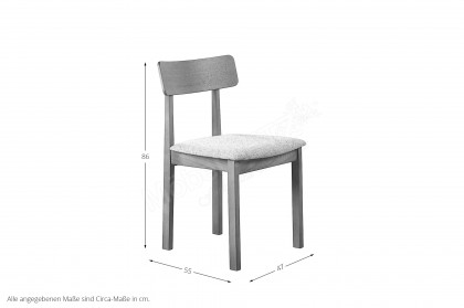 #96 Dining Chair von Skovby - Holzstuhl in Nussbaum gebeizt