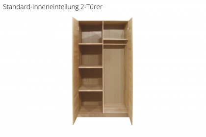 Toni von Elfo Möbel - Schrank 2-türig Wildeiche teilmassiv