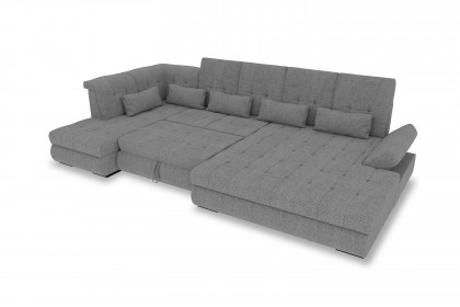 PG-LE-05 von BASTI dein Sofa - Polstersofa Variante links silver