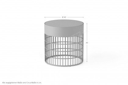 Mesh von Pode - Beistelltisch in Clay