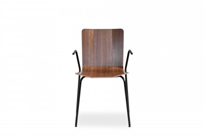 #802 Dining Chair von Skovby - Holzstuhl mit Armlehnen