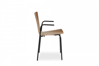 #802 Dining Chair von Skovby - Holzstuhl mit Armlehnen
