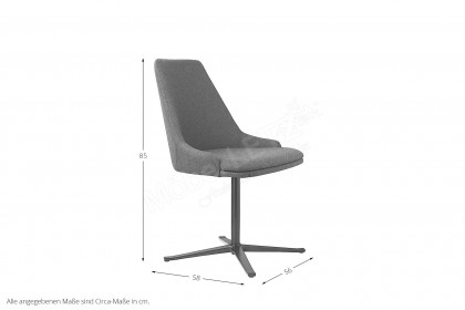 #815 Dining Chair von Skovby - Stuhl grey