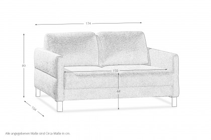 Dolly von Restyl - Schlafsofa beige