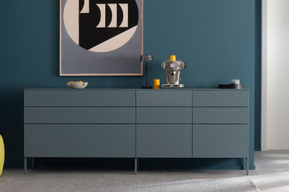 Amaya von SCHÖNER WOHNEN - Sideboard in Taubenblau, lackiert