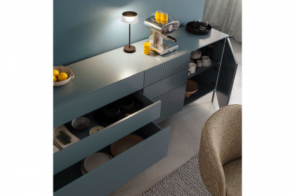 Amaya von SCHÖNER WOHNEN - Sideboard in Taubenblau, lackiert
