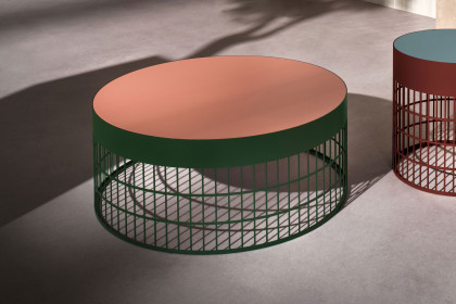 Mesh von Pode - Couchtisch in Clay/ Forest