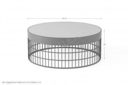 Mesh von Pode - Couchtisch in Clay/ Forest