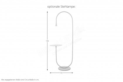 Bibo von Pode - Sessel mit Hocker concrete-cinnamon