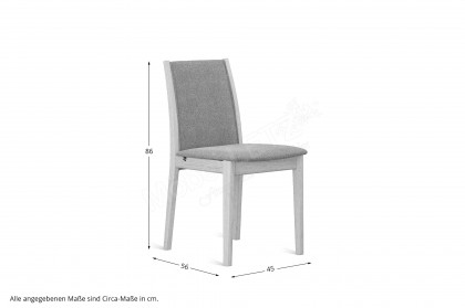 #810 Dining Chair von Skovby - Massivholzstuhl Eiche weiß geölt