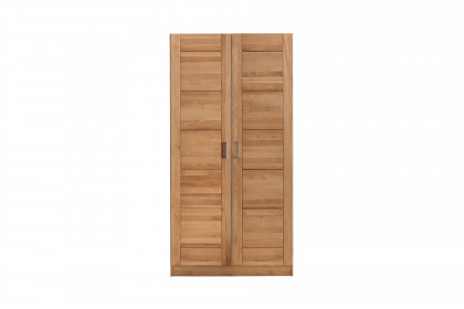 Tollow von Elfo Möbel - Schrank schmal Korpus/ Front Kernbuche massiv geölt