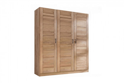 Tollow von Elfo Möbel - Kleiderschrank 3-türig Kernbuche Korpus/ Front massiv