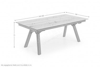 Bridge-dining von Niehoff Sitzmöbel - Tisch mit Auszugsfunktion
