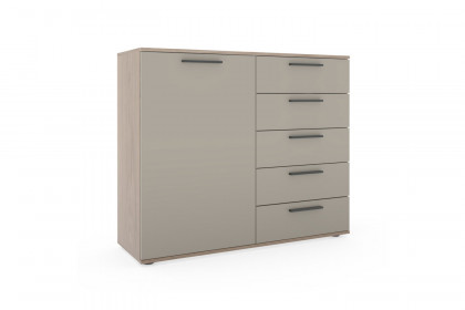 Cuneo-sleeping von Disselkamp - Kombikommode Balkeneiche - taupe