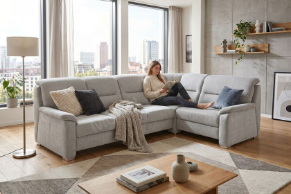 PP-HS10002 von Polipol - Ecksofa platin