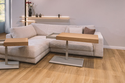 5500 von Vierhaus - Couchtisch mit Stauraum in Wildeiche/ Seidengrau