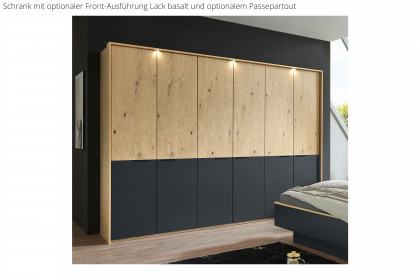 Cuneo-sleeping von Disselkamp - Schrank Lack taupe - Eiche-Furnier