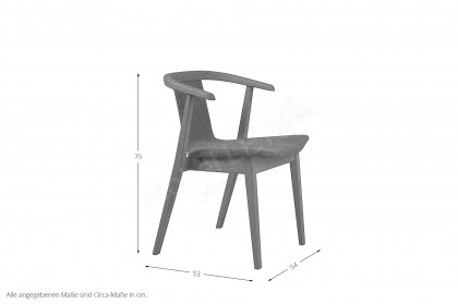 #820 Dining Chair von Skovby - Stuhl brown