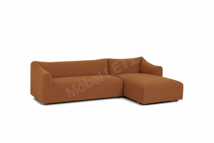 Chablo von Pode - Ecksofa Variante rechts braun