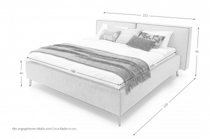 Kelso von Candy Sleep - Polsterbett rosa