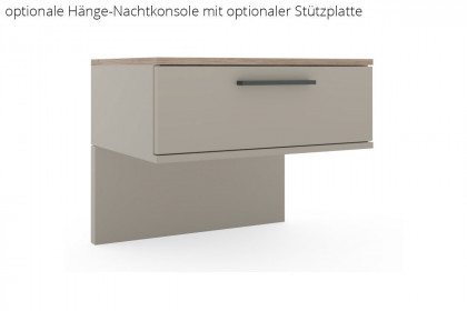 Cuneo-sleeping von Disselkamp - Schwebebett Lack taupe 180x200 cm