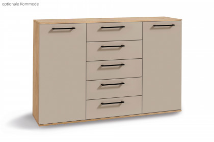 Cuneo-sleeping von Disselkamp - Schwebebett Lack taupe 180x200 cm