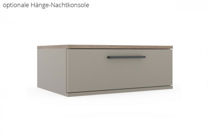 Cuneo-sleeping von Disselkamp - Schwebebett Lack taupe 180x200 cm
