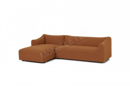 Chablo von Pode - Ecksofa Variante links braun