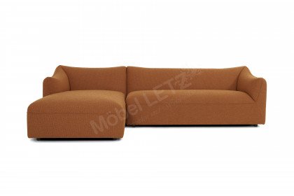 Chablo von Pode - Ecksofa Variante links braun