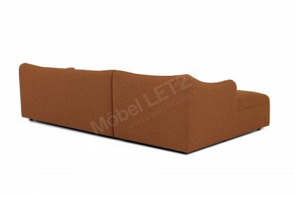 Chablo von Pode - Ecksofa Variante links braun