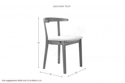#111 Dining Table von Skovby - Esstisch Nussbaum natur geölt/ Nanolaminat schwarz