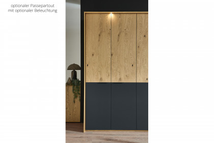 Cuneo-sleeping von Disselkamp - Schlafzimmer Basaltlack - Balkeneiche