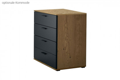 Cuneo-sleeping von Disselkamp - Schlafzimmer Basaltlack - Balkeneiche