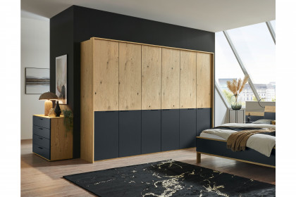 Cuneo-sleeping von Disselkamp - Schlafzimmer Basaltlack - Balkeneiche