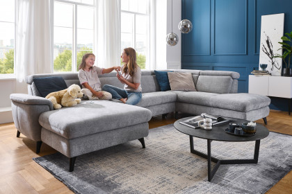 Tango-LE26 von Polsteria - Wohnlandschaft rechts grey